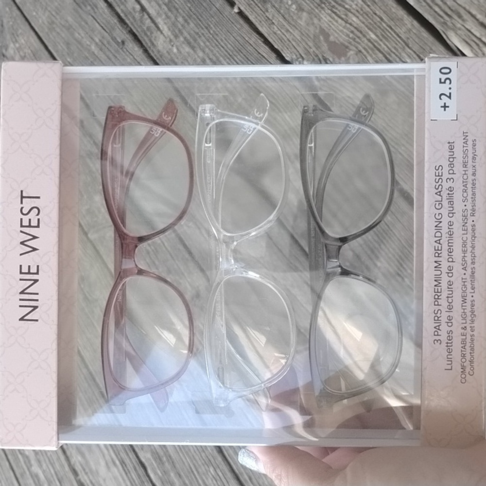 Nine West Premium Reading Glasses Set +2.50